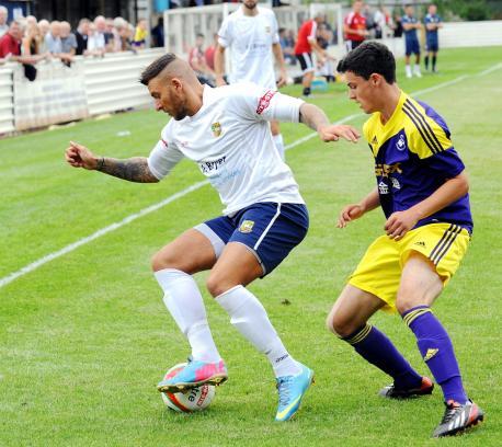Lewis in action for Yate Town