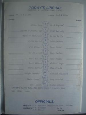 lineup lineup